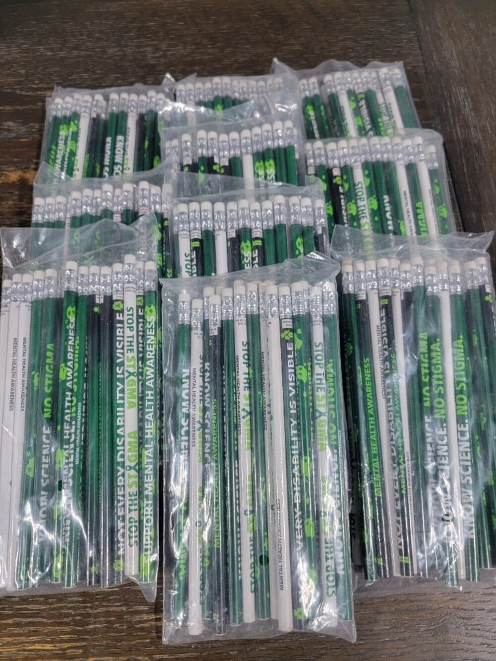 240 Mental Health Awareness Pencils ~ Assorted Designs